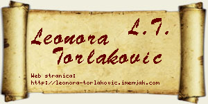 Leonora Torlaković vizit kartica